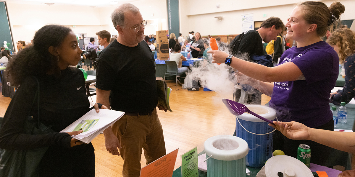 Organizations came together for the Center for Civic Engagement's first Community Opportunities Fair since 2019.