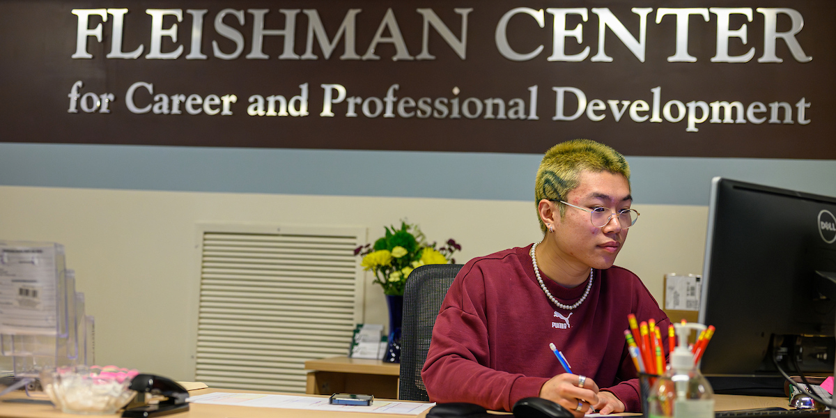 The Fleishman Center for Career and Professional Development partnered with Services for Students with Disabilities to offer the Launch Your Career Skills program.