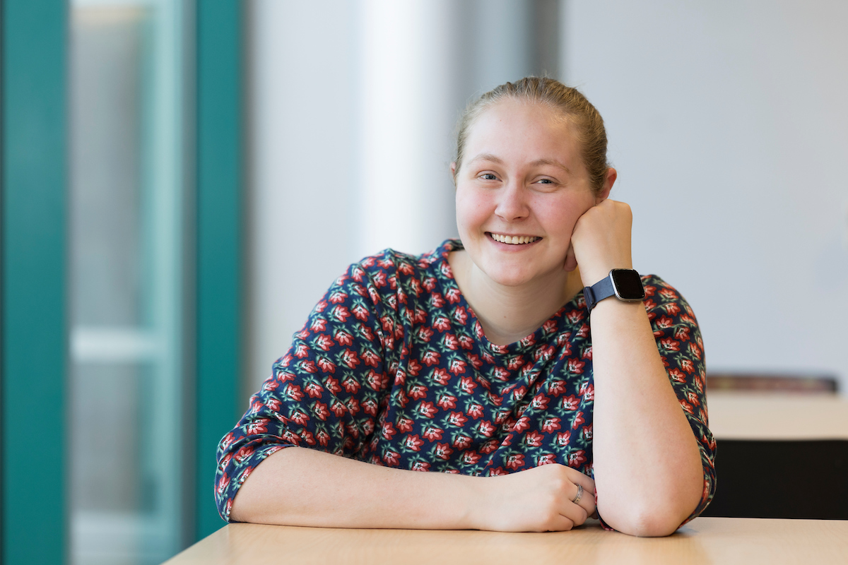 A math major from Campbell, N.Y., Emma Kephart has gotten familiar with campus thanks to the Office for Student Transition and Success.