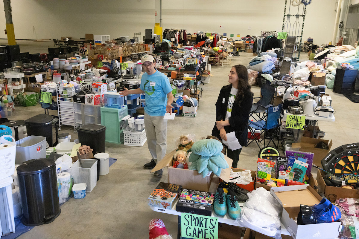 Donations are distributed to local nonprofits, schools, churches, and community groups, helping ensure items like clothing, furniture, and household goods quickly reach those who need them.