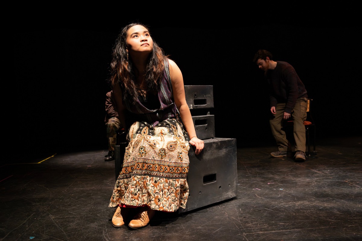 Jamie Papa, a second-year master's student in theatre, performs her graduate acting thesis 