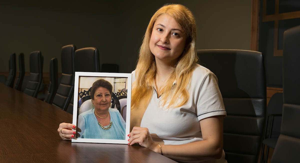 Neda Amiri Rad, a PhD student studying industrial and systems engineering, researches autoimmune diseases after watching her mother suffer from rheumatoid arthritis.