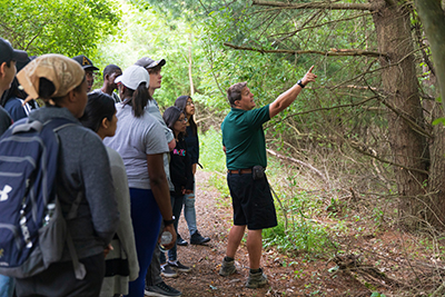 Dylan Horvath is Binghamton University's steward of natural areas.