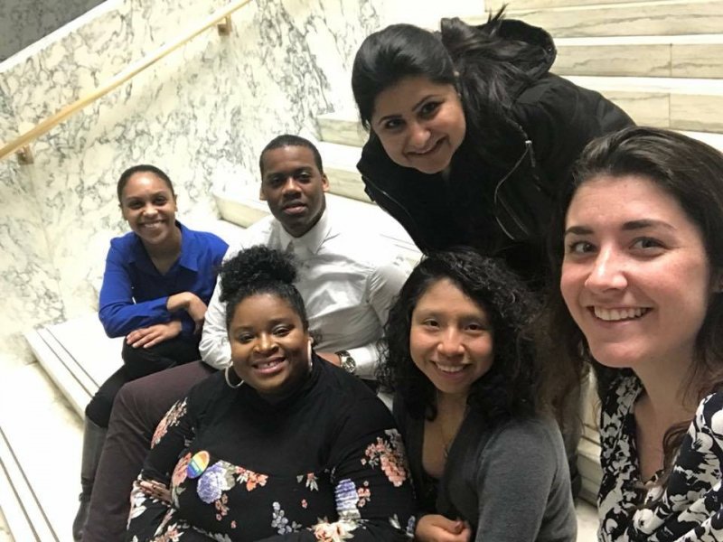 Students and faculty from the Binghamton University Master of Social Work program visit Albany to advocate for policy changes that affect students, social workers and the populations that social workers serve.