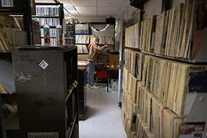 WHRW's studio and music library are located in the basement of the University Union.