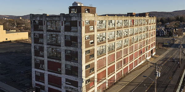 This building at 48 Corliss Ave., Johnson City, N.Y. is to be renovated and will become the home of an expanded Decker School of Nursing at the University's Health Sciences Campus.