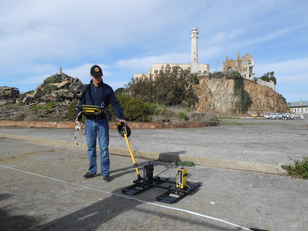 Binghamton University archaeologist Timothy de Smet and colleagues used terrestrial laser scans, ground-penetrating radar data and georectifications (the process of taking old digitized maps and linking them to a coordinate system so that they can be accurately geolocated in 3D space) to locate and assess the historical remains beneath the former recreation yard of the Alcatraz penitentiary.