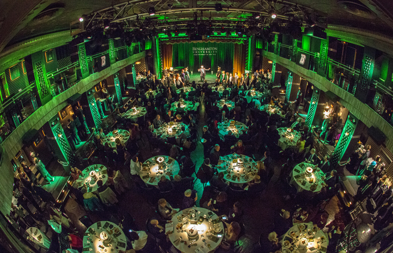 An overview of the Edison Ballroom in Manhattan, where the the Alumni Association’s annual Special Recognition Awards Ceremony was held March 30.