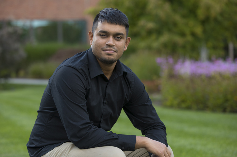 Auruddah Antaneel helped launch a computer literacy program in his native Bangladesh.