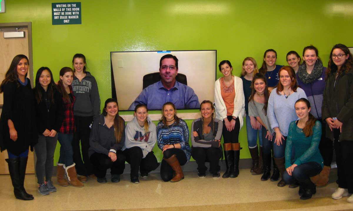 Decker School of Nursing students participated in a 