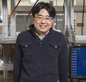 Professor Seokheun (Sean) Choi has worked for years creating better biobatteries that use bacteria or human sweat to generate energy.