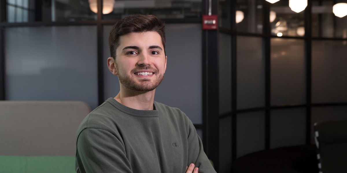 Christopher Felice, a senior majoring in nursing who won a SUNY excellence award, was also selected as the student marshal for Decker College’s Commencement Ceremony on May 12.