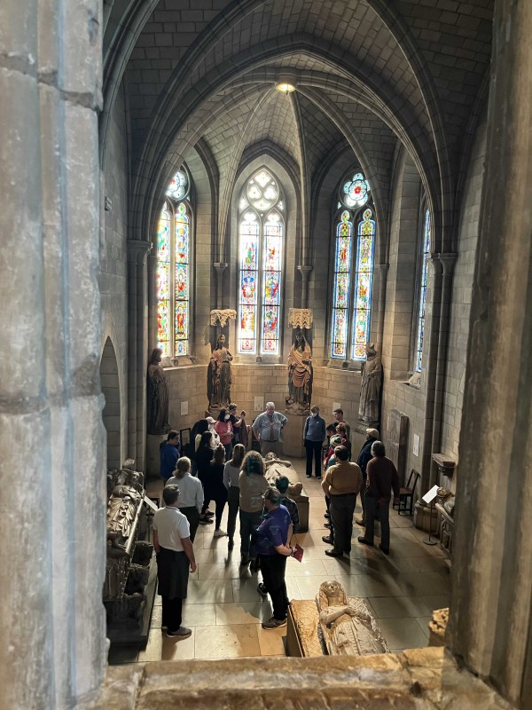 The Center for Medieval and Renaissance Studies leads a tour at the Cloisters in New York City on Oct. 14.