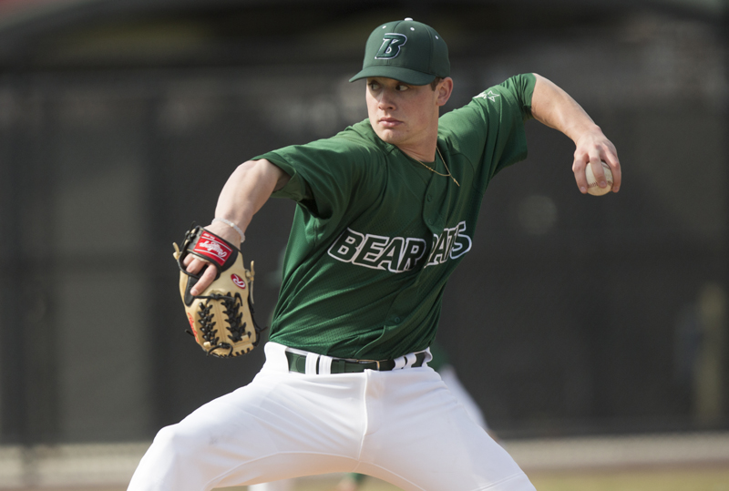 Nick Wegmann's baseball accolades include a 3.27 ERA in the 2017 season. He was named second-team All-America East.
