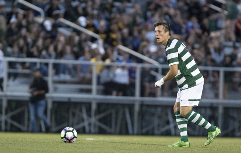 Soccer player Kevin Flesch was one of 10 Binghamton University student-athletes to be named an America East Presidential Scholar Athlete in 2018.