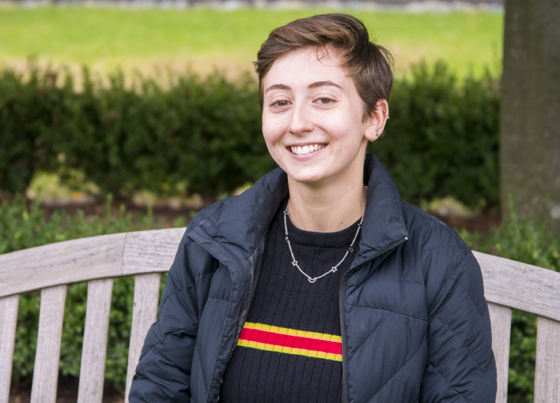 Ava Glasser, a senior environmental studies, has loved researching plant life since growing up in South Orange, N.J.