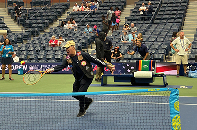 Veterans have been able to play at Arthur Ashe Stadium in Queens, N.Y., thanks to Tennis Serving Vets.
