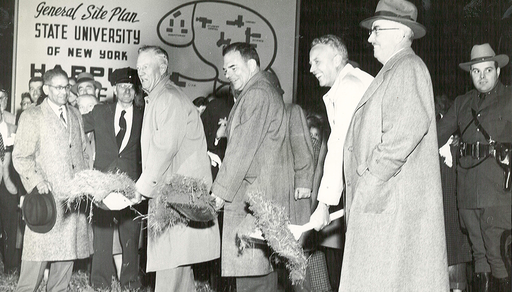 A groundbreaking for the Vestal campus was held in 1954.