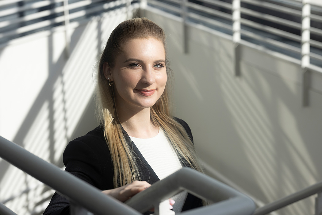 Binghamton University School of Management accounting student Michelle Baginski says, 