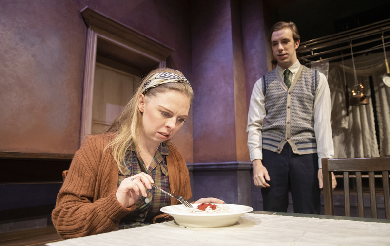 Gabriel Pinciotti and Brenda Darcy star in the Theatre Department's production of the musical 