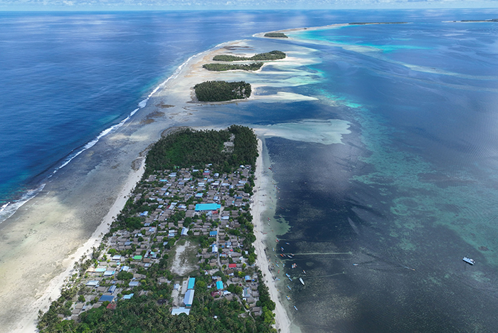 Ontong Java is an atoll (a ring-shaped island) located in the Pacific Ocean.