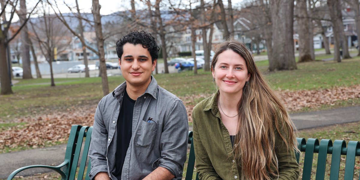 Clinical psychology PhD students Diego Aragon-Guevara and Elizabeth L. Pinney are participants isn the PANDA Project.