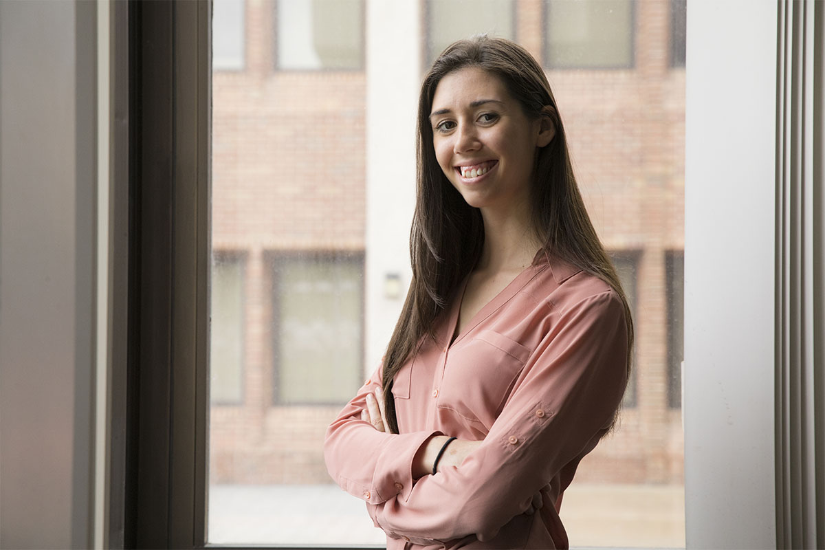 Rachael Shaw, a double major in psychology and human development, graduates this weekend.