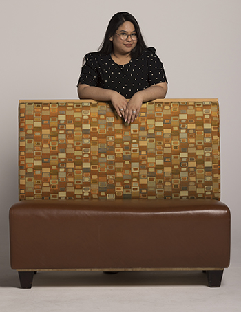 Nahla Nawar Raya, a business administration graduate student from Bangladesh.