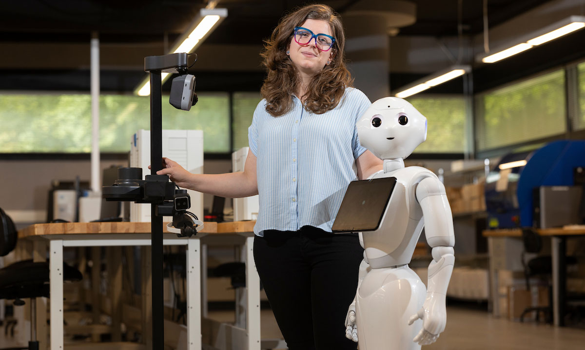 Assistant Professor Stephanie Tulk Jesso has received a National Science Foundation CAREER Award to develop human-centered robotics design for healthcare settings.