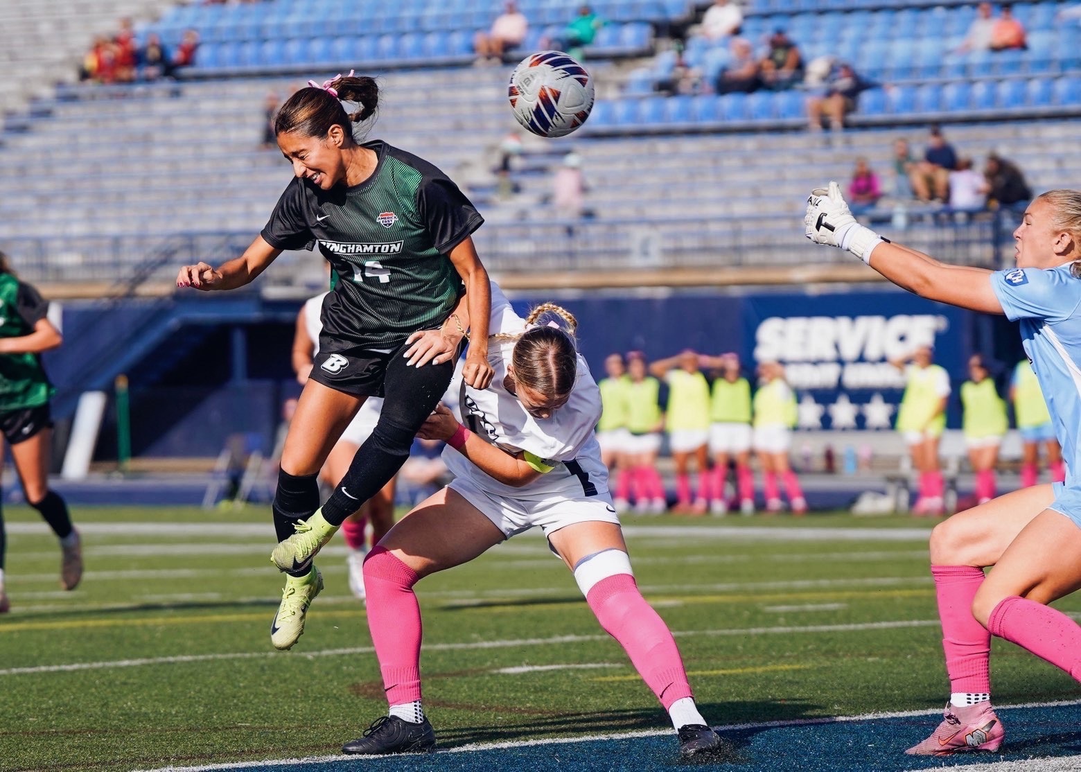 Isabella Martillo during a match against the University of New Hampshire.