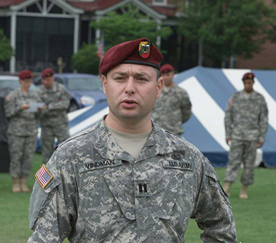 Eugene Vindman spent 25 years in the U.S. Army and served in the Iraq War.