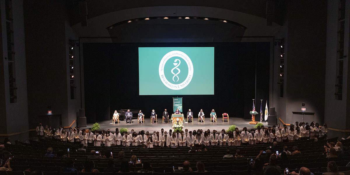 The School of Pharmacy and Pharmaceutical Sciences 2021 White Coat Ceremony.