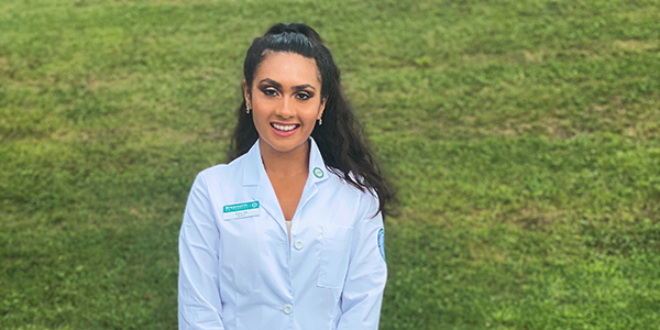 Zara Ali convinced her parents that enrolling in Binghamton University's School of Pharmacy and Pharmaceutical Sciences was the right decision for her, even during a pandemic.