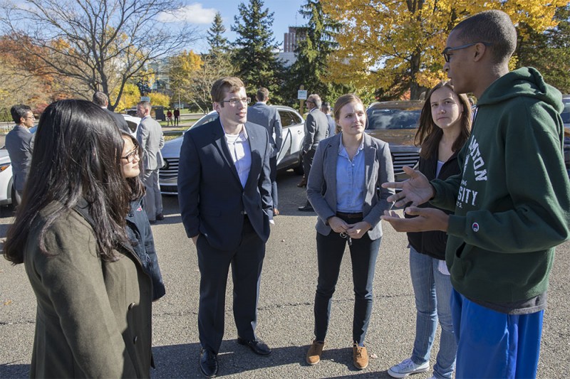 Binghamton University School of Management partnered with Mazda Motors in fall 2016 and is working with the organization this spring to give all of its juniors a live consulting experience, which is part of their coursework.