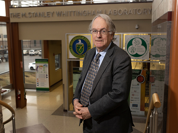 BInghamton University Distinguished Professor M. Stanley Whittingham received the 2019 Nobel Prize in Chemistry. A laboratory is named for him in the Innovative Technologies Complex.