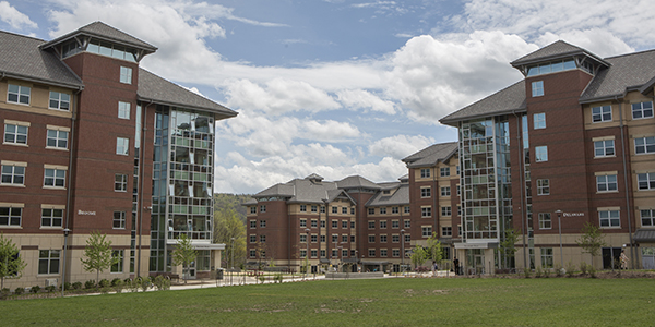 Part of the East Campus Housing complex at Binghamton University.