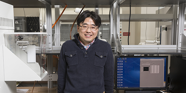 Seokheun Choi, associate professor of electrical and computer engineering.