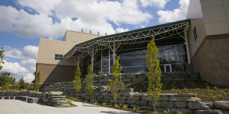 A view of the Smart Energy Building, where scholarship recipient Natalie Kachmarik spends some of her time.