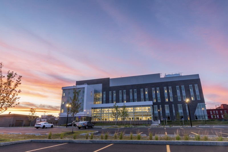 Binghamton University's School of Pharmacy and Pharmaceutical Sciences is one of a three-building complex known as the Health Sciences Campus.