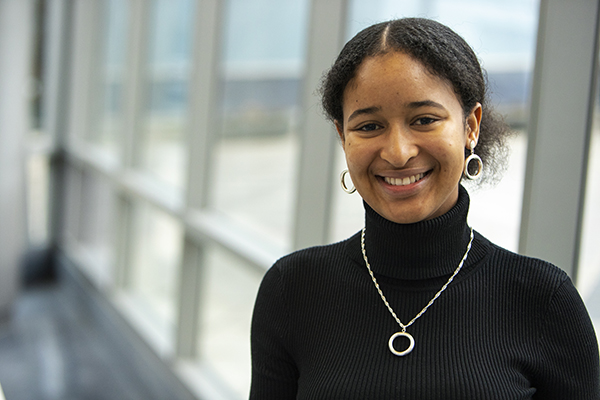 Hadja Diallo, a senior majoring in human development with a minor in economics, will use her experience as a fellow in the Thomas R. Pickering Graduate Fellowship Program to pursue a career in foreign service.