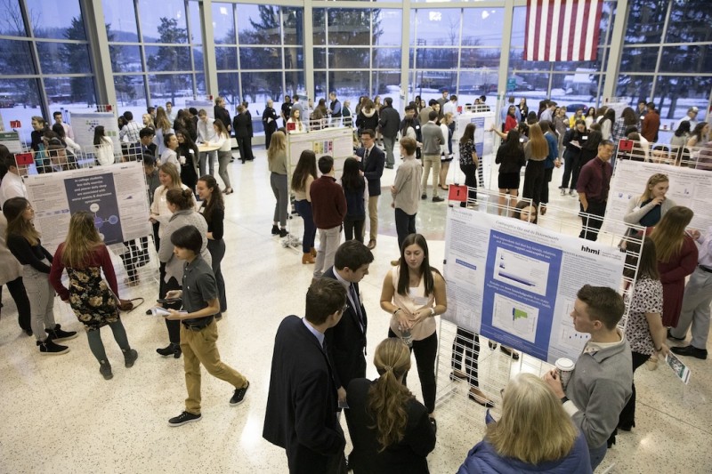 The tenth annual poster session is an opportunity for undergraduate students to present their research in a public forum.