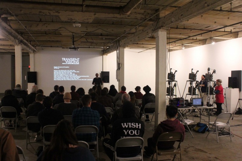 A scene from the 2019 Transient Visions: Festival of the Moving Image in Johnson City.