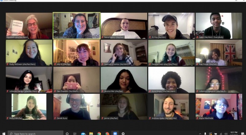 A Zoom rehearsal for 