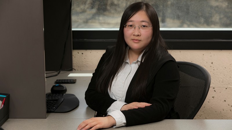 Assistant Professor Bing Si from the Thomas J. Watson College of Engineering and Applied Science's Department of Systems Science and Industrial Engineering.