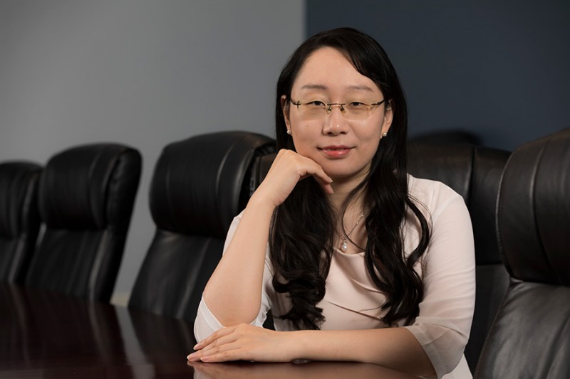 Jinglu Jiang, associate professor in the Binghamton University School of Management.