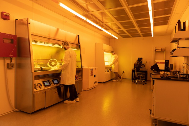 The $1 million in funding will purchase necessary equipment for the Nanofabrication Lab, pictured here.