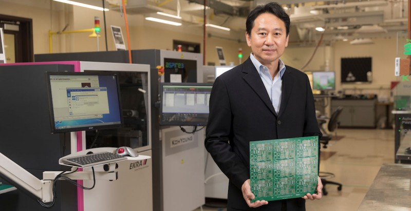 SUNY Distinguished Professor S.B. Park leads research into electronics packaging through Binghamton University's Integrated Electronics Engineering Center.