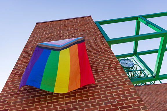 In June 2022, Binghamton University executed its inaugural raising of the Progress Pride Flag outside the University Union in recognition of Pride Month.