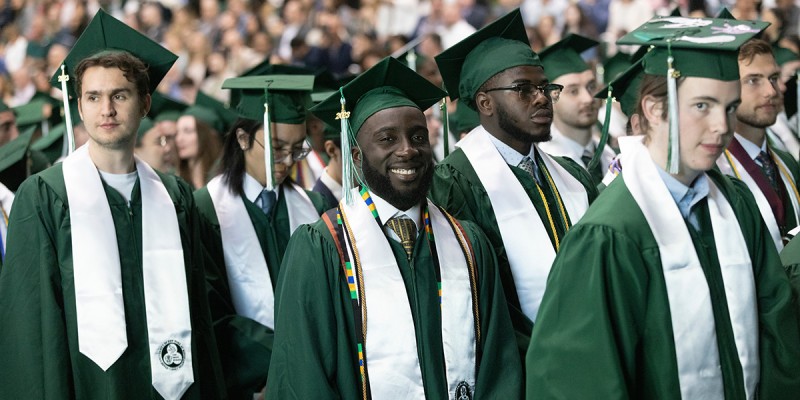 More than 400 students graduated from Binghamton University's Thomas J. Watson College of Engineering and Applied Science on Sunday, May 14.