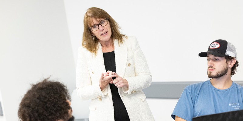 Tiffany Keller Hansbrough, associate professor of leadership and organizational behavior at the Binghamton University School of Management.